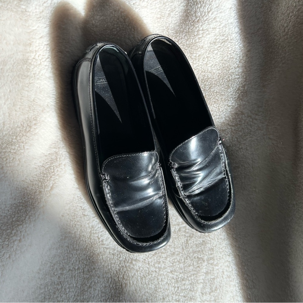 Leather Coach Loafers
